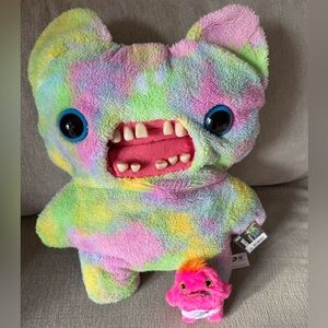Fuggler Big Fugg Screech Funny Ugly Monsters with Baby Hot Pink Fuggler